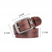 110  125cm Men’s PU Leather Vintage Alloy Buckle Pin Buckle Business Belt