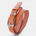 Men Retro PU Leather Pin Buckle 120CM Adjustable Belt