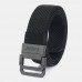 Men 120cm Nylon Breathable Casual Fashion Double Ring Buckle Belts