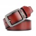 110  125cm Men’s Microfiber Retro Pin Buckle Adjustable Fashion Youth Belt