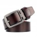 110  125cm Men’s Microfiber Retro Pin Buckle Adjustable Fashion Youth Belt