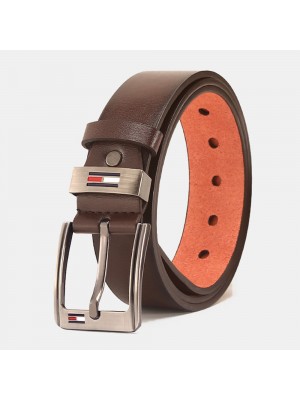 Men Retro PU Leather Pin Buckle 120CM Adjustable Belt