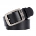 110  125cm Men’s PU Leather Vintage Alloy Buckle Pin Buckle Business Belt