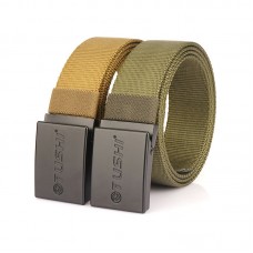 TUSHI 31MM Thickened Nylon Casual Belt Outdoor Leisure Automatic Buckle Adjustable Breathable And Wear  Resistant Sports Belt