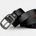 Men Two Layer Cowhide Pin Buckle 110 115 120CM Adjustable Belt