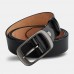 Men Two Layer Cowhide Pin Buckle 110 115 120CM Adjustable Belt