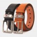 Men Retro PU Leather Pin Buckle 120CM Adjustable Belt