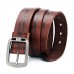 110  125cm Men’s PU Leather Vintage Alloy Buckle Pin Buckle Business Belt