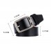 110  125cm Men’s Microfiber Retro Pin Buckle Adjustable Fashion Youth Belt