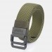 Men 120cm Nylon Breathable Casual Fashion Double Ring Buckle Belts