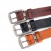 110  125cm Men’s PU Leather Vintage Alloy Buckle Pin Buckle Business Belt