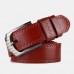 Men 115cm Faux Leather Business Fashion Jeans Pin Buckle Belts