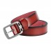 110  125cm Men’s Microfiber Retro Pin Buckle Adjustable Fashion Youth Belt