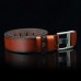 Men PU Leather Pin Buckle Belt 115 CM Plain Vintage Casual Business Belt