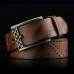 Men 110cm Faux Leather Business Fashion Retro Pin Buckle Jeans Belts