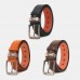 Men Retro PU Leather Pin Buckle 120CM Adjustable Belt