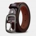 Men Two Layer Cowhide Pin Buckle 110 115 120CM Adjustable Belt