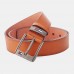 Men Retro PU Leather Pin Buckle 120CM Adjustable Belt